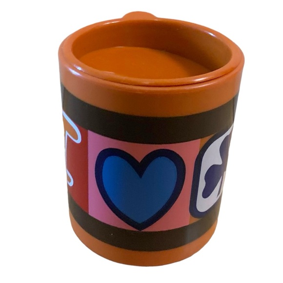 NEW VTG RARE Girl Guides Brownies “I ❤️ Brownies” Plastic Lidded Travel Cup - Picture 3 of 10